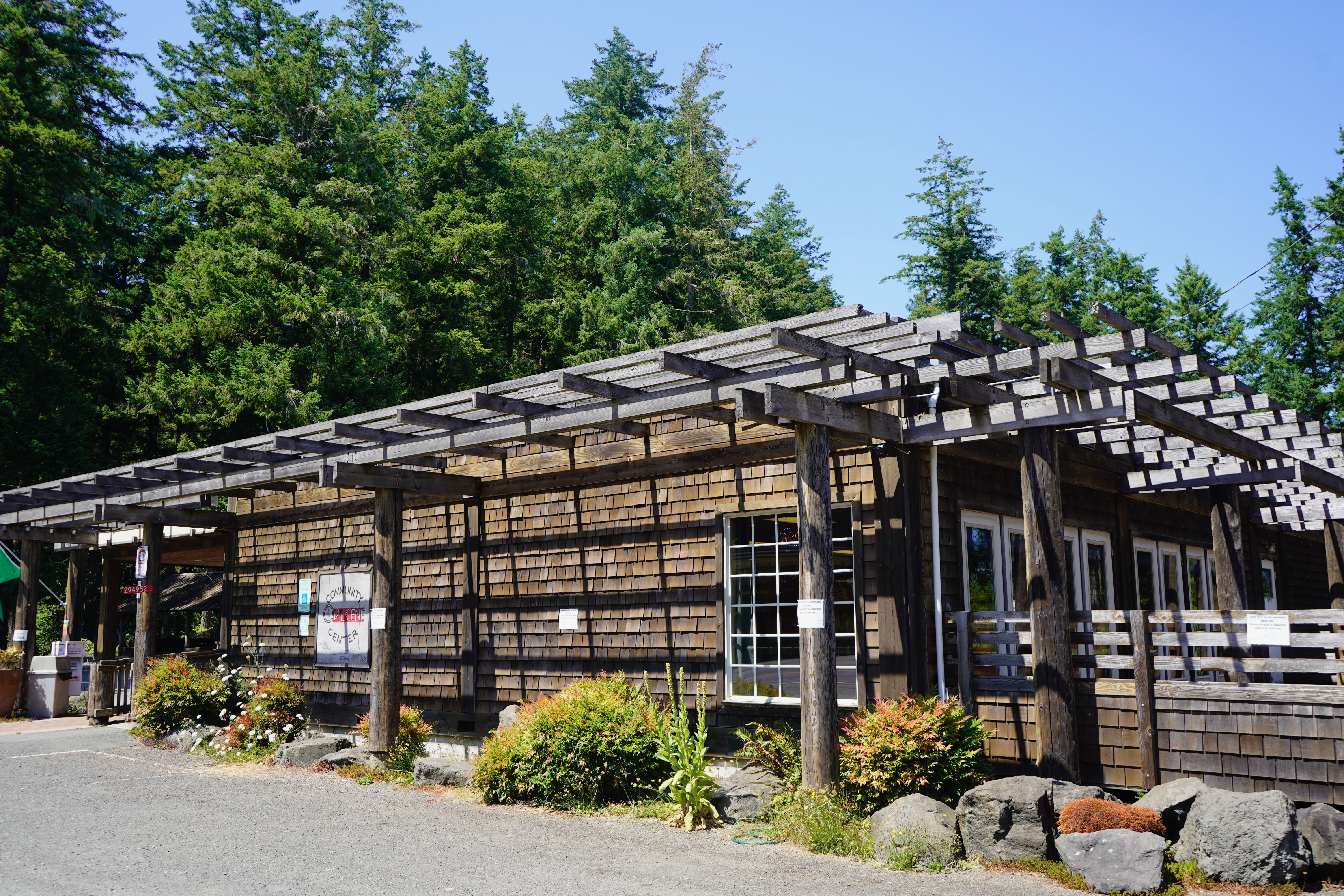 Quilcene Community Center front elevation