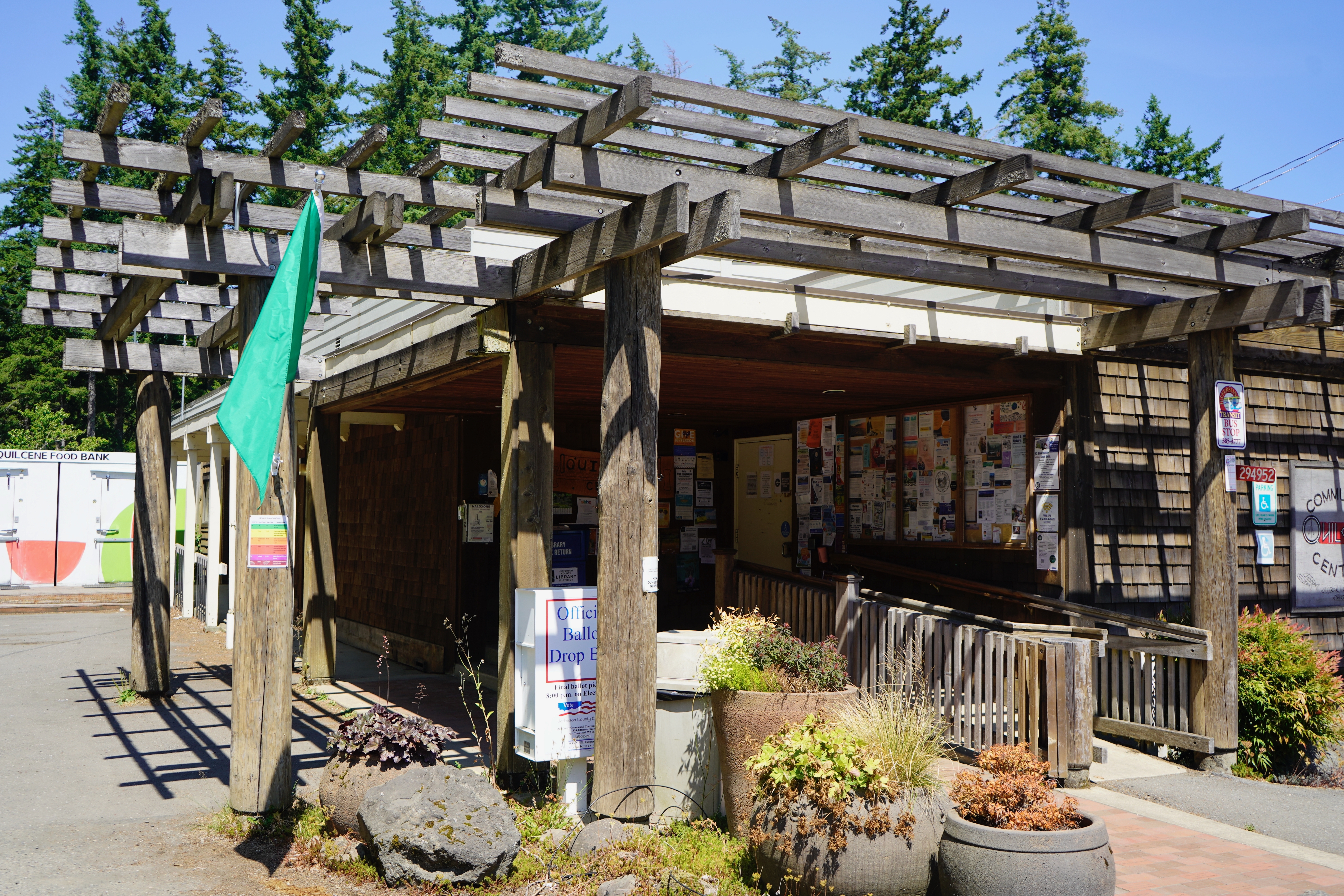 Quilcene Community Center outdoor pavilion