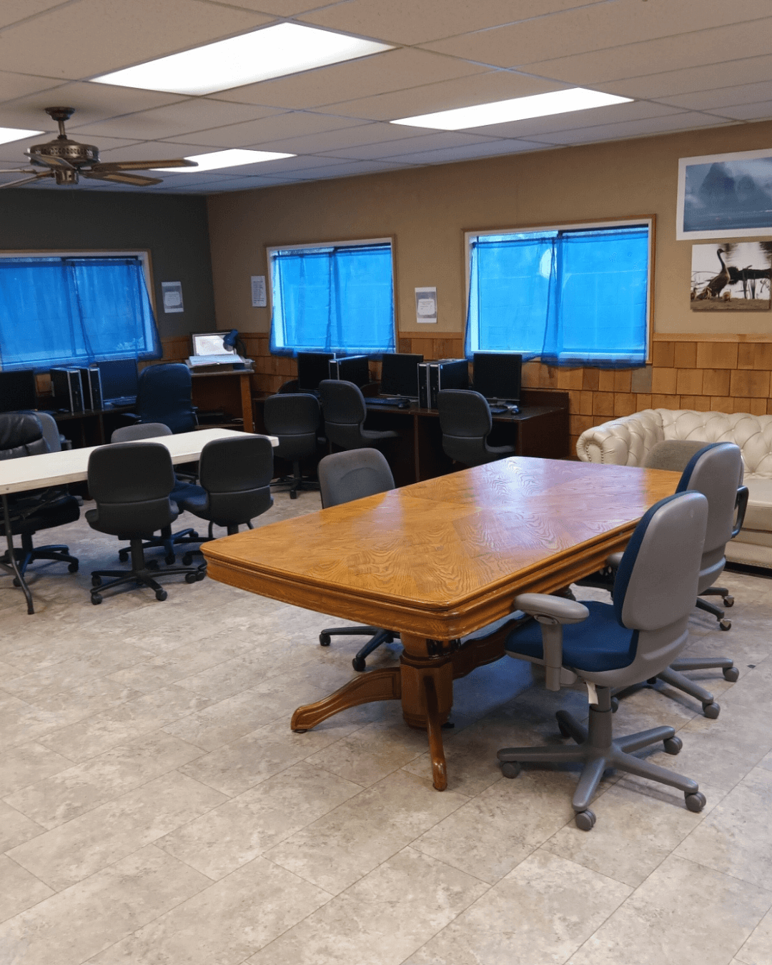 Quilcene Community Center computer lab
