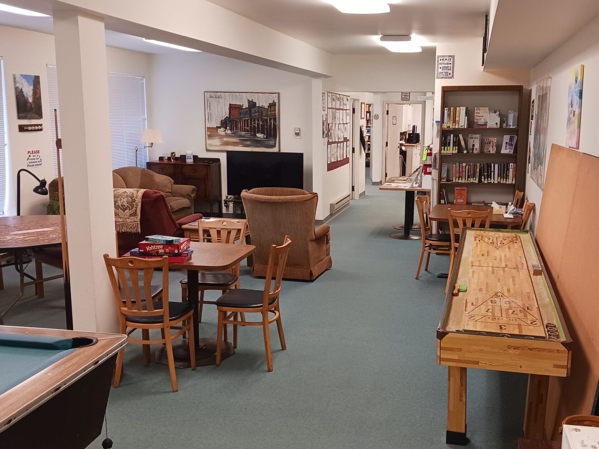 Brinnon Community Center meeting room